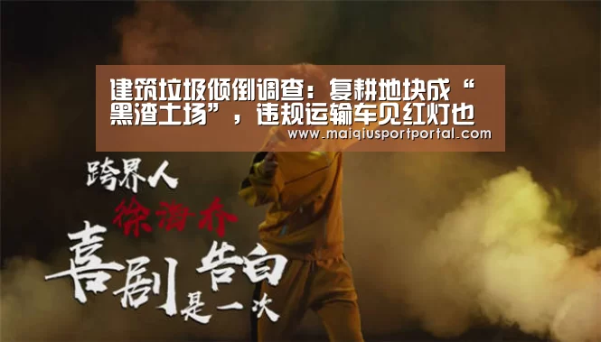 建筑垃圾倾倒调查:复耕地块成“黑渣土场”,违规运输车见红灯也闯-买球app官网app(图1) 买球app官网